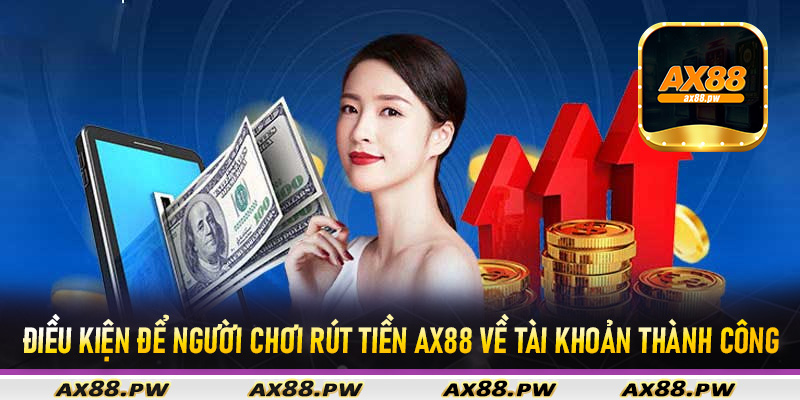 Điều kiện để người chơi rút tiền Ax88 về tài khoản thành công
